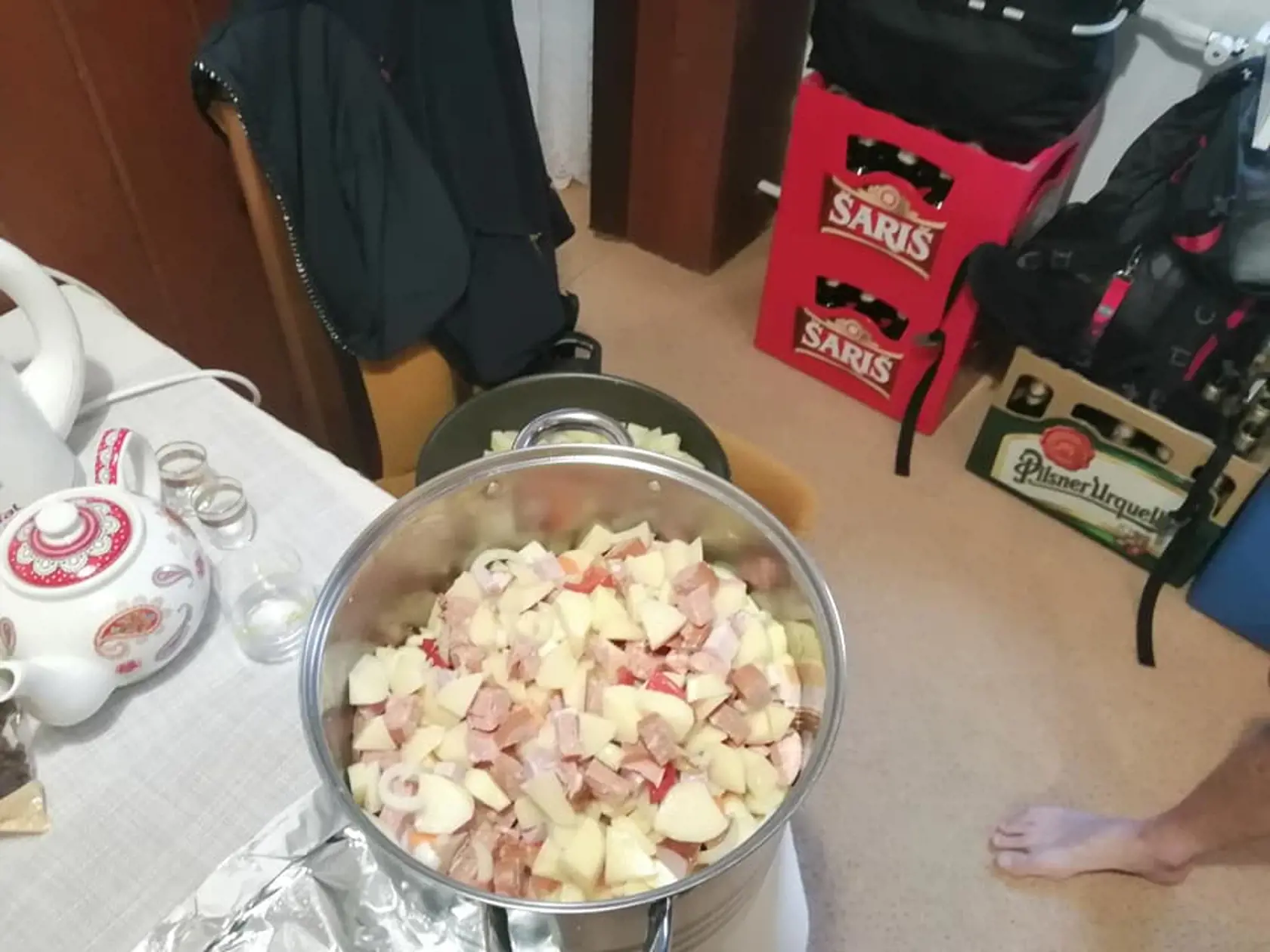 Chlapi sa o malých futbalistov dobre postarali.