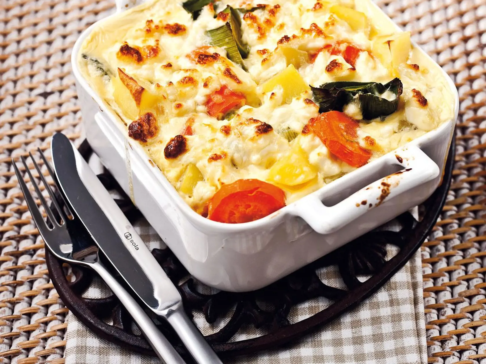 Zapekaná zelenina so syrom feta