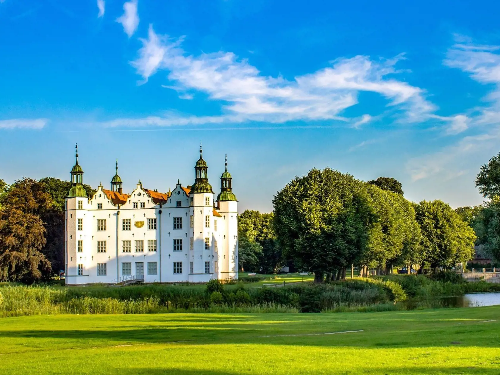 Ahrensburgský zámok.