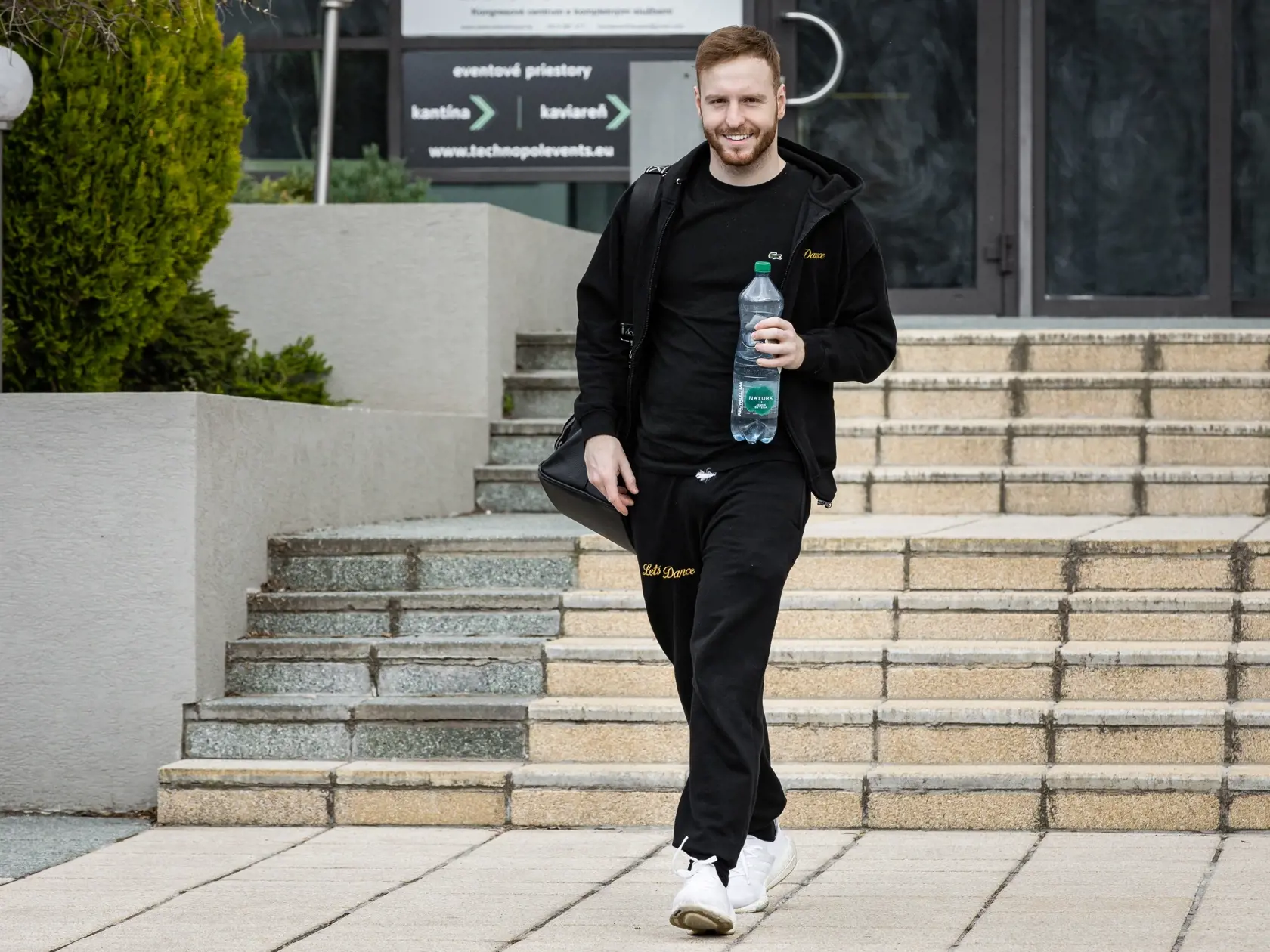 Vilém Šír po tréningu na tanečnú šou Let's Dance v Bratislave. 