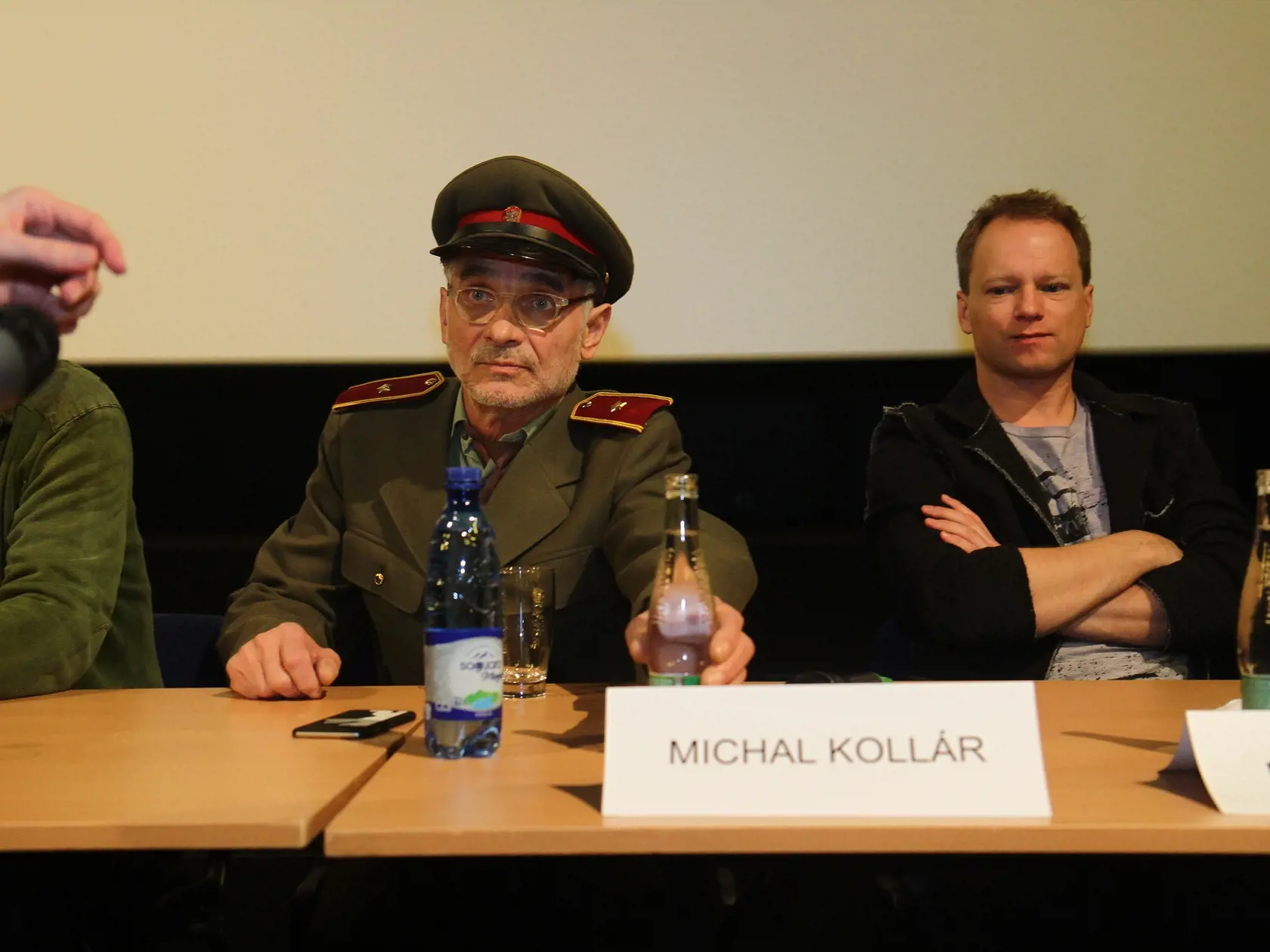 Oldřich Kaiser pred premiérou filmu Červený kapitán