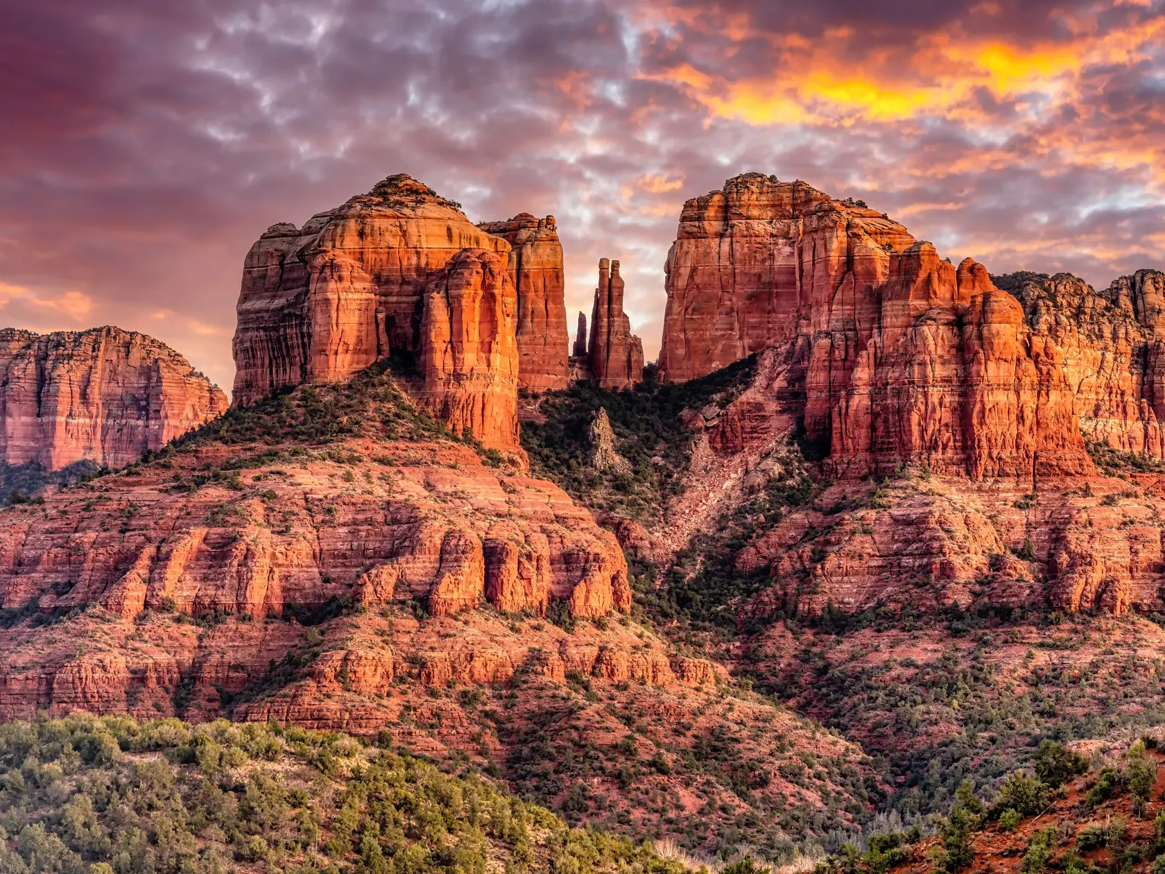Sedona v Arizone vyzerá ako katedrála zo skál.