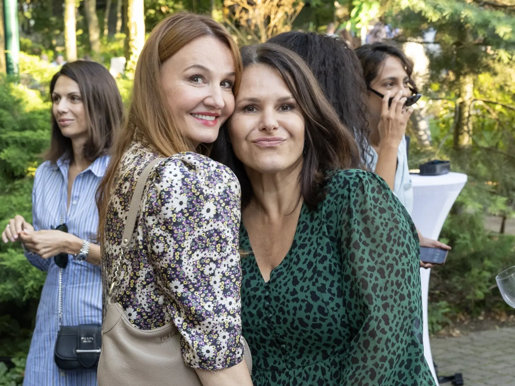 TV JOJ Summer Party - Letná média party televízie JOJ.  Na snímke je Andrea Karnasová a Bibiana Ondrejková.