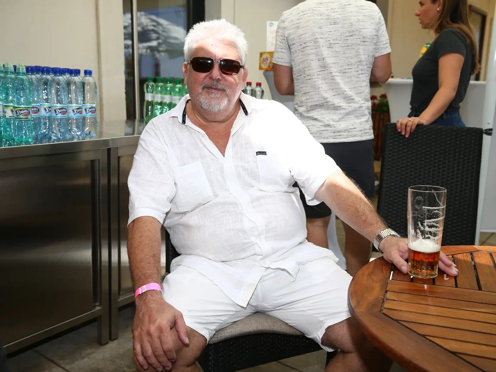 Avon Pochod 2018 proti rakovine prsníka, ktorý sa konal na bratislavskom hrade. Na snímke Oliver Andrásy.