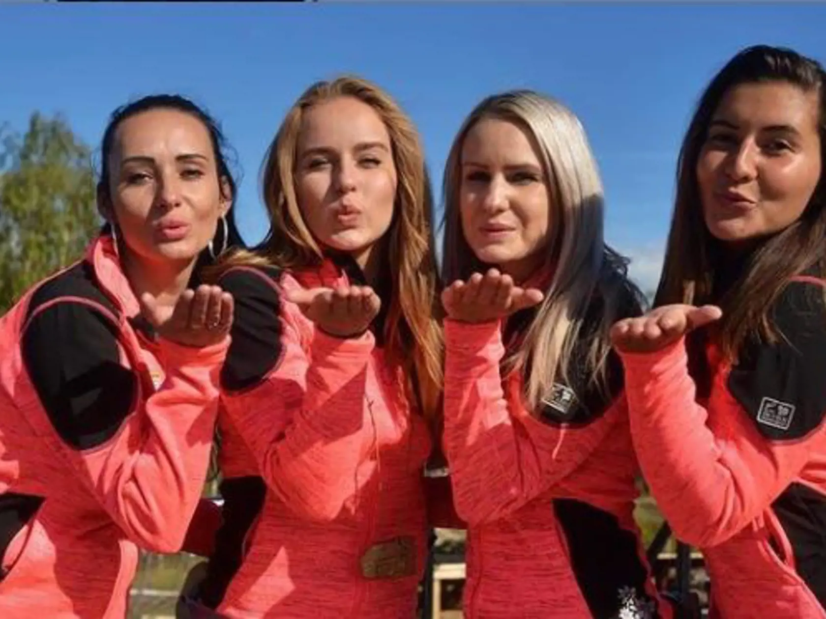 Anka, Xénia, Katka a Sára.