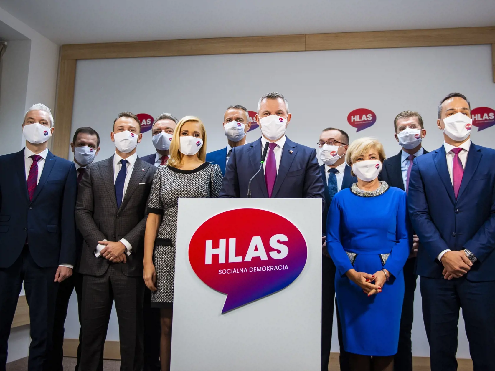 Šéfom Hlasu-SD je P. Pellegrini, podpredsedami D.Saková,E.Tomáš a R.Raši
