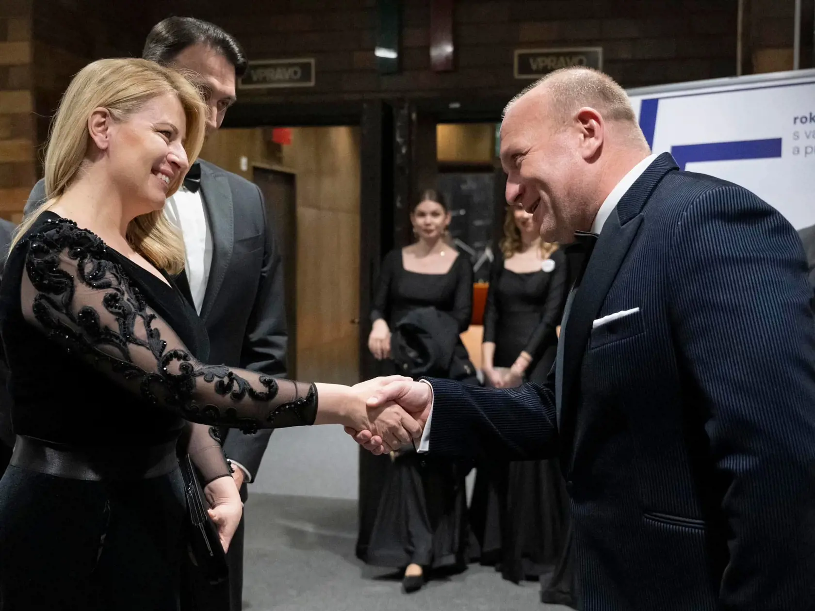 Zuzana Čaputová počas odovzdávania cien Slnko v sieti.