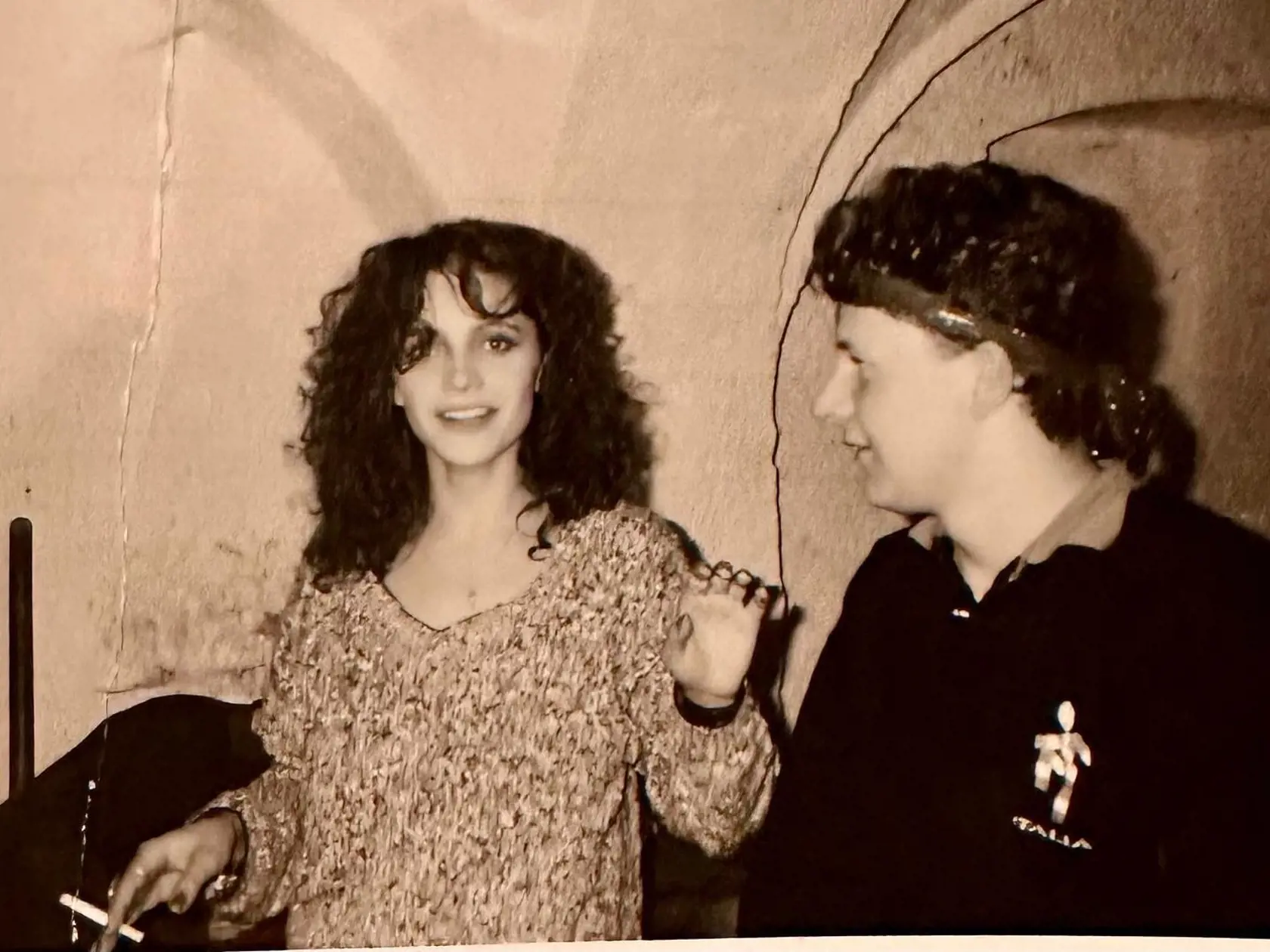 Silvester 1989: Jediná spoločná fotka Lucie Bílej a Tomáša Holého. Dvojica v tom čase spolu randila. Necelé tri mesiace na to jej láska tragicky zahynula.