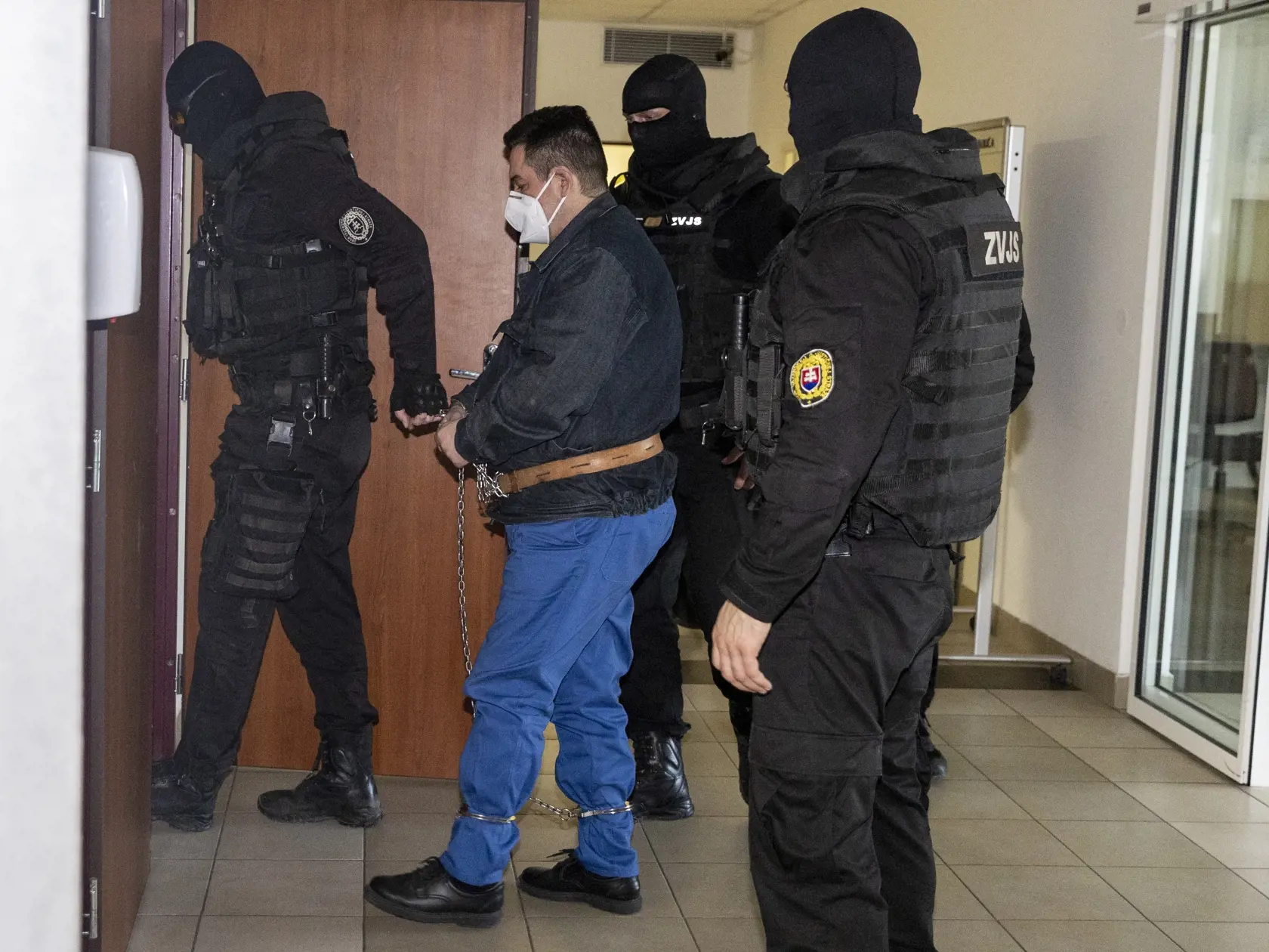 Pojednávanie v prípade vrážd Jána Kuciaka a Martiny Kušnírovej na Špecializovanom trestnom súde v Pezinku. Na snímke je Marián Kočner. 