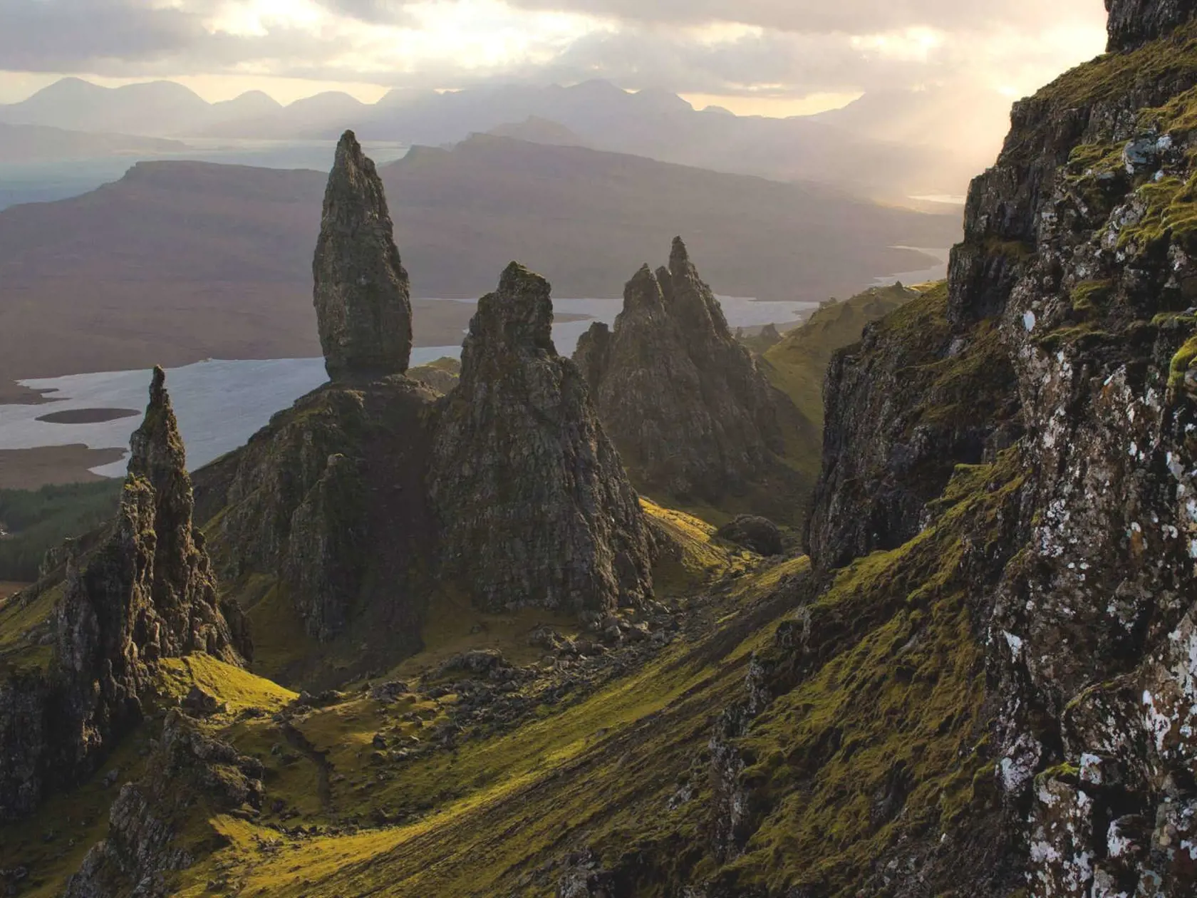 Old Man Of Storr, ostrov Skye, Škótsko.