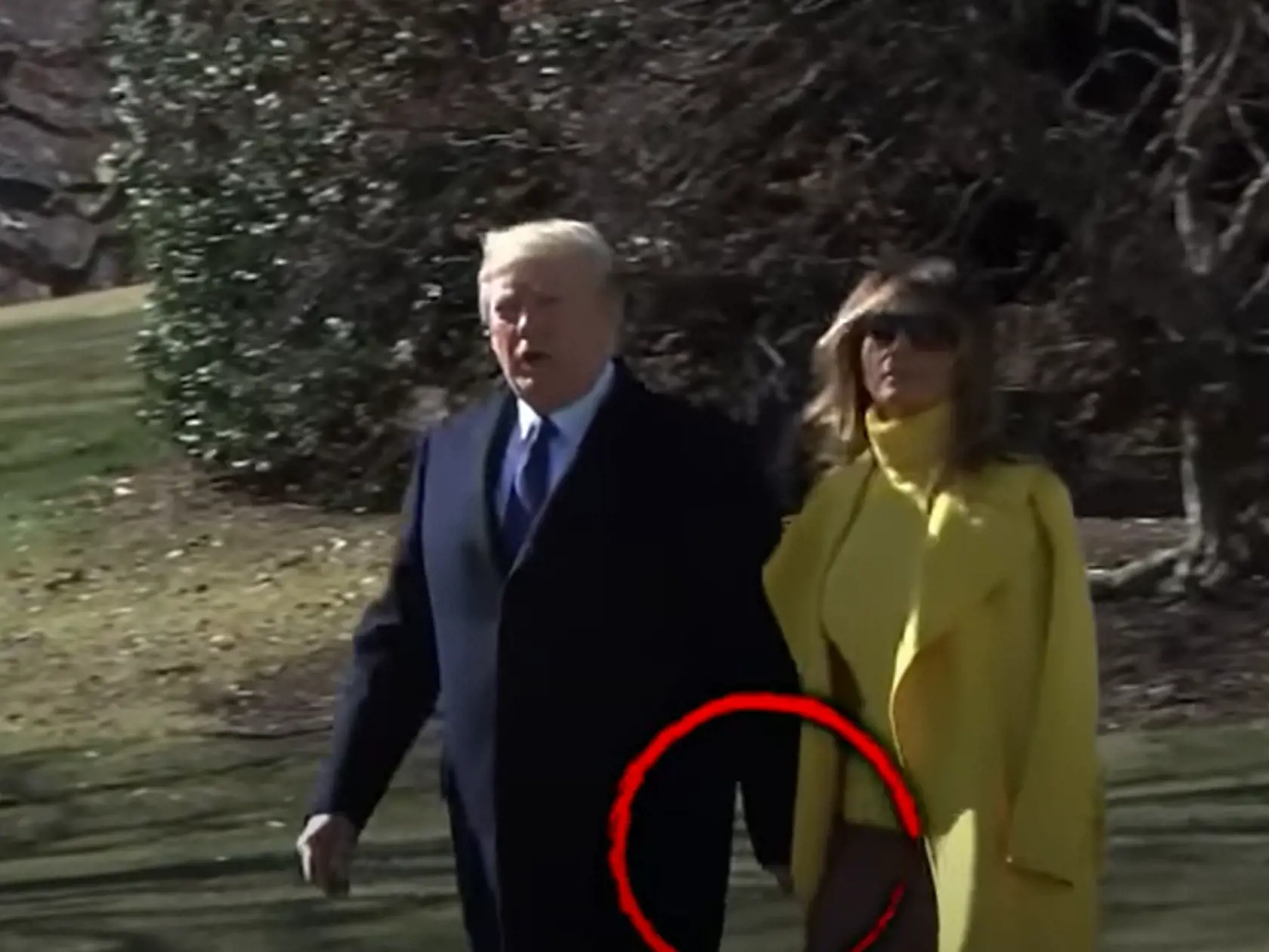 Melania sa v Trumpovej prítomnosti chová chladne, odmieta jeho dotyky a len plní nariadenia a svoju funkciu.
