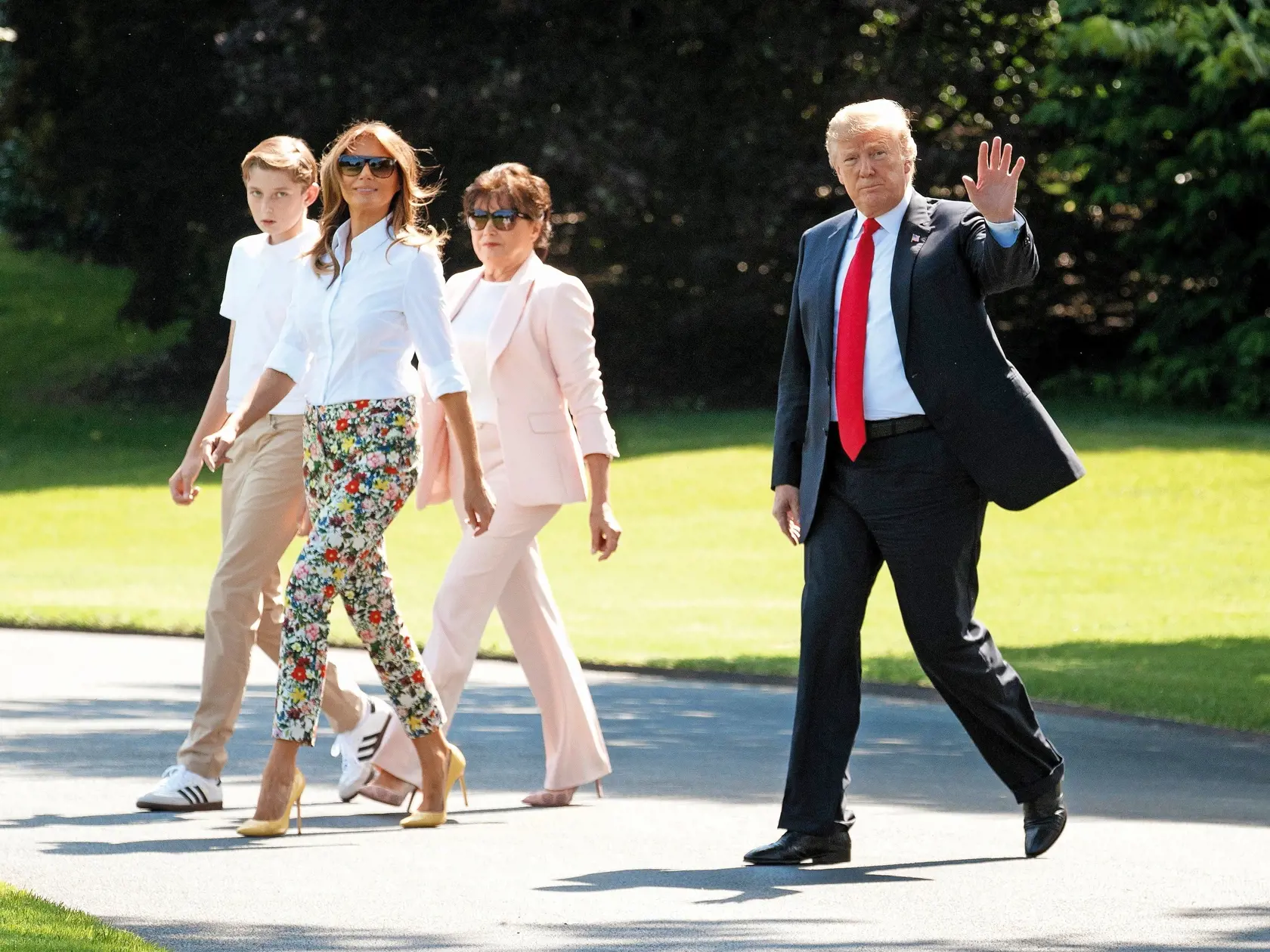 VŠADE S DCÉROU Amalija Knavsová často cestuje s prezidentským párom a zúčastňuje sa na oficiálnych podujatiach Donalda Trumpa.