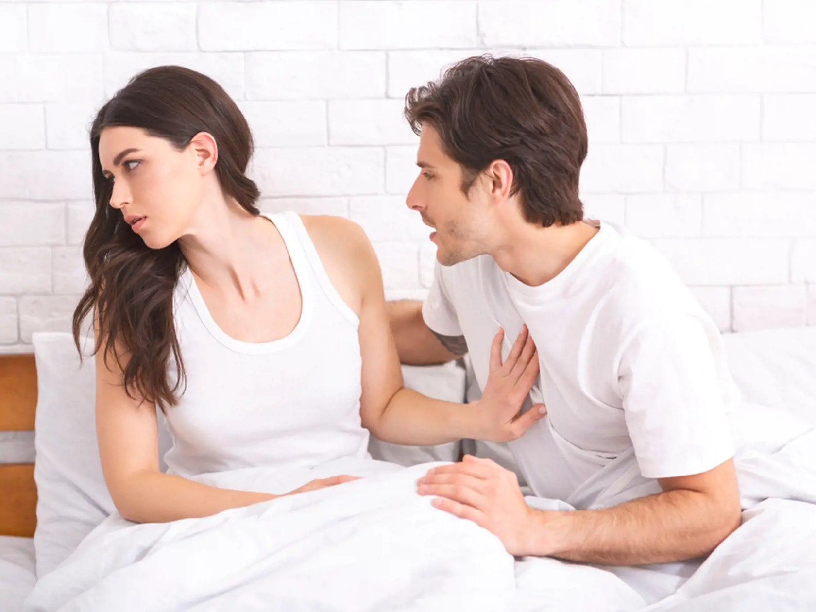 Problems,In,Bed,Because,Of,Alcohol.,Annoyed,Woman,Refusing,Man