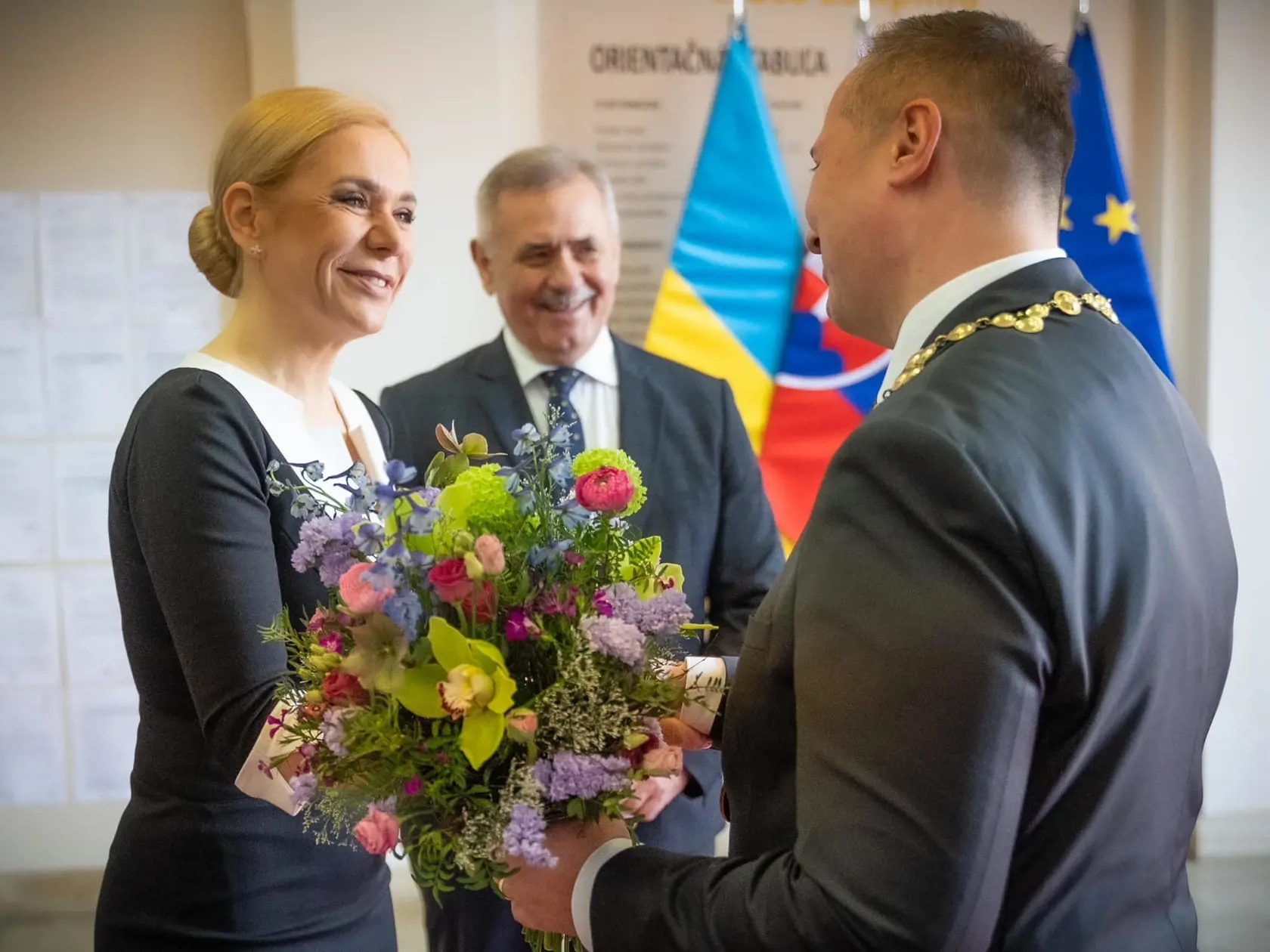 Na spoločnom rokovaní slovenskej a ukrajinskej vlády v Michalovciach.