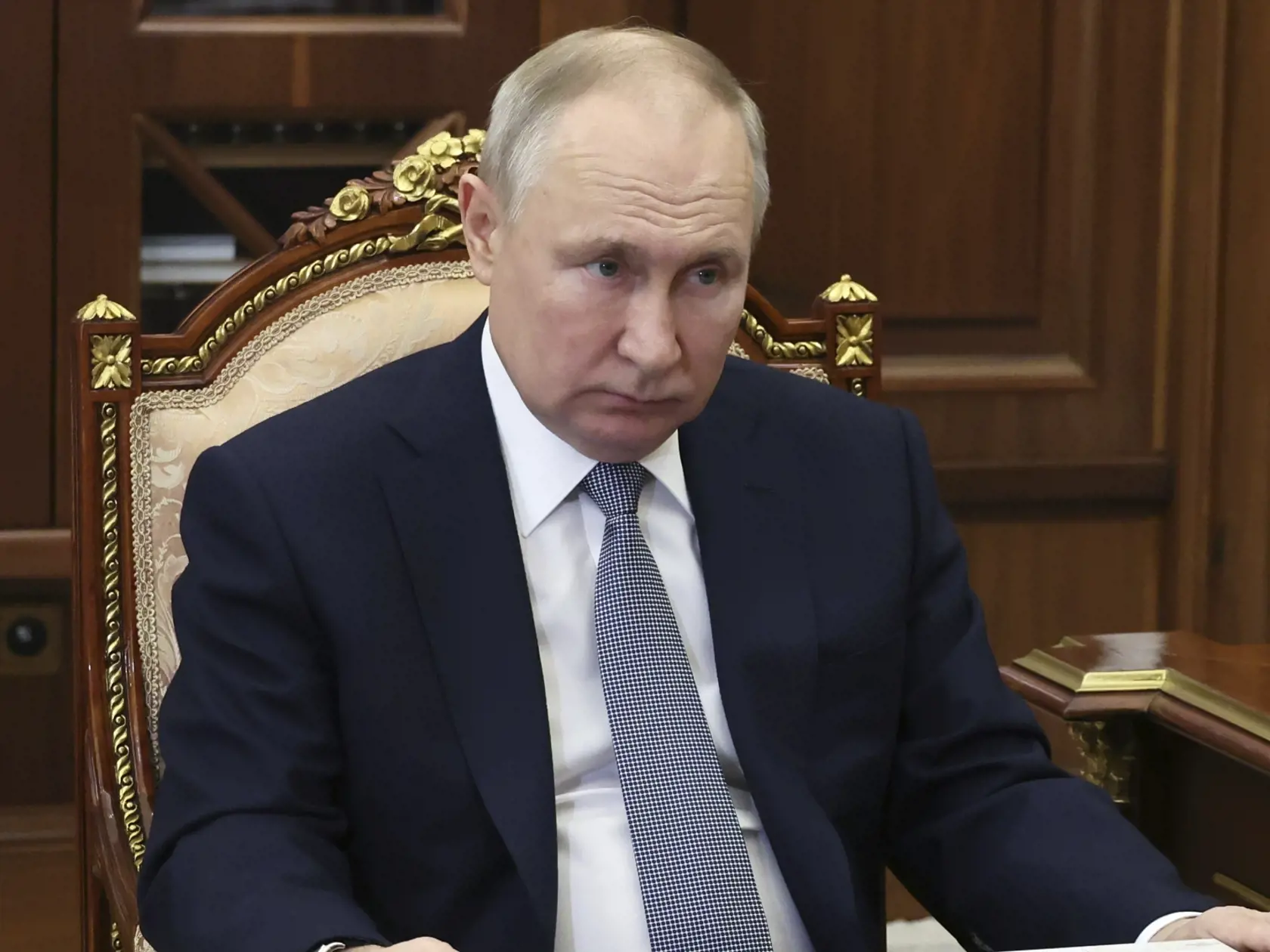 Na snímke ruský prezident Vladimir Putin