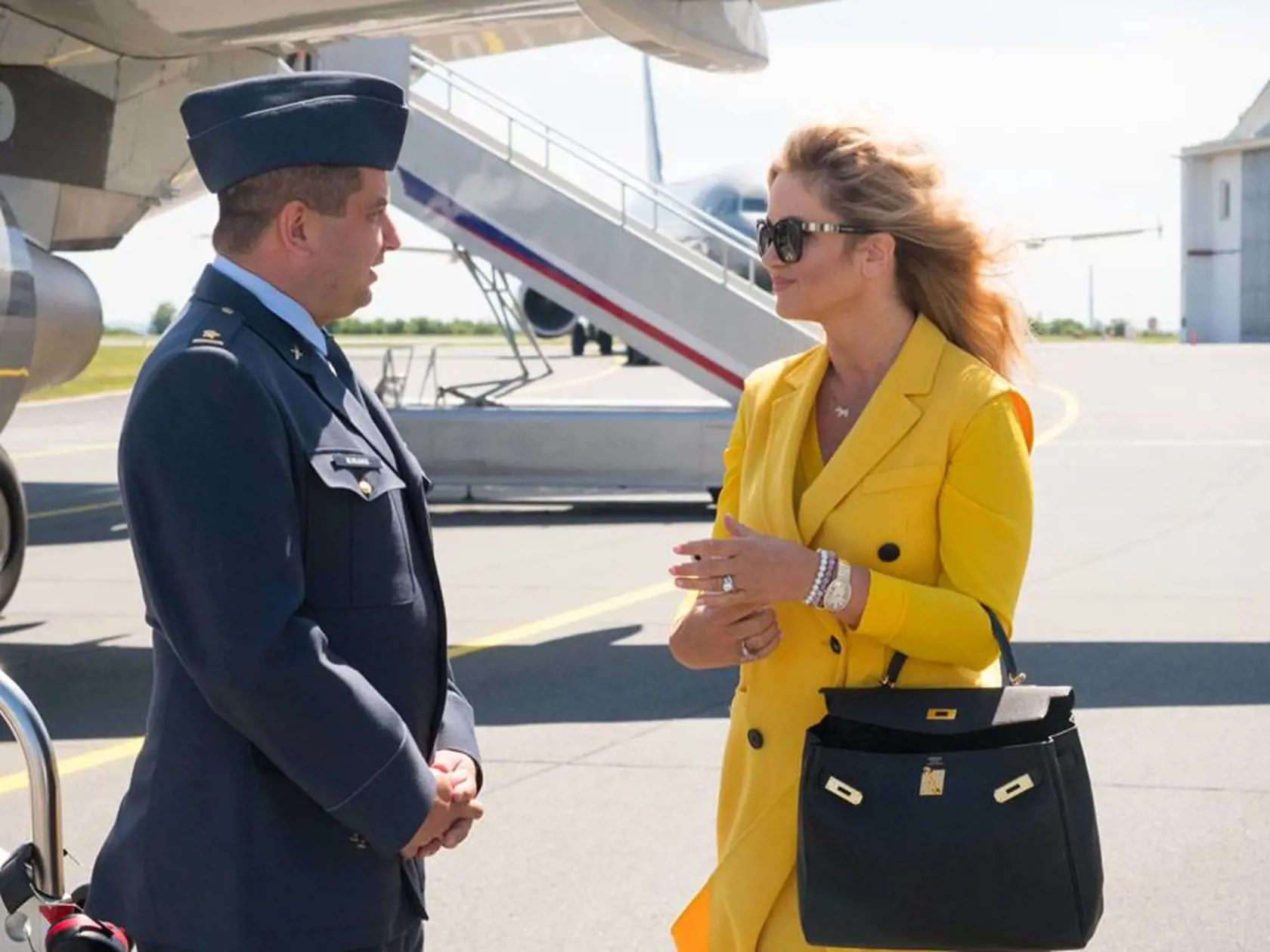 Monika Babišová na prvej oficiálnej návšteve.