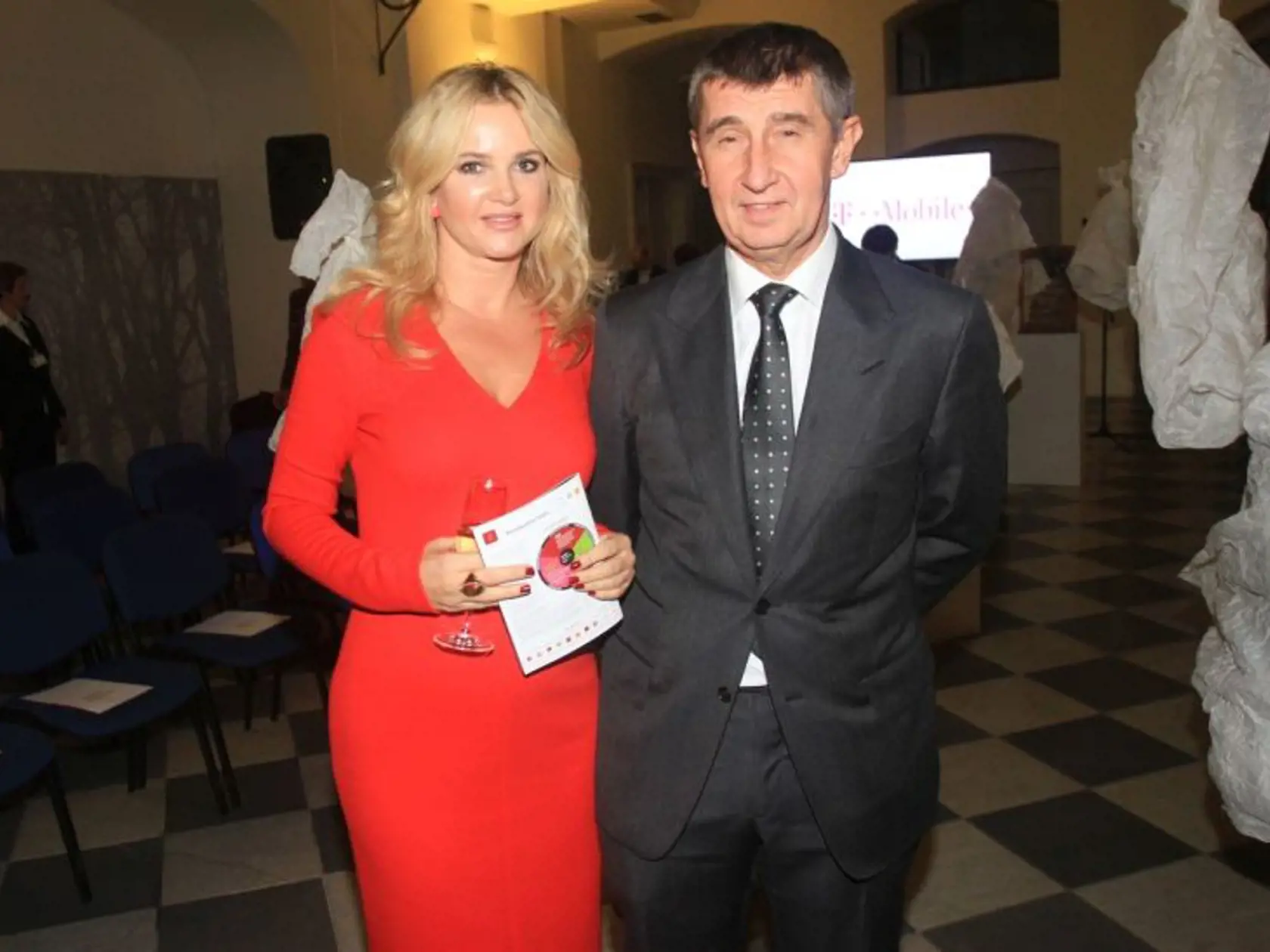 Monika Babišová s manželom.