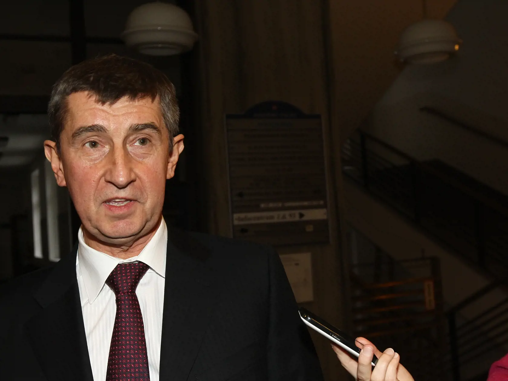 Pojednavanie v justicnom palace s Andreom Babišom.