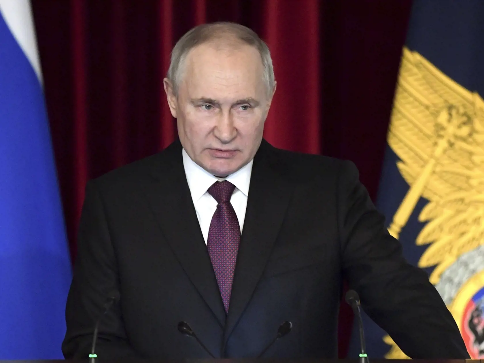 Vladimir Putin prejav výročné stretnutie Rada ruského ministerstva vnútra