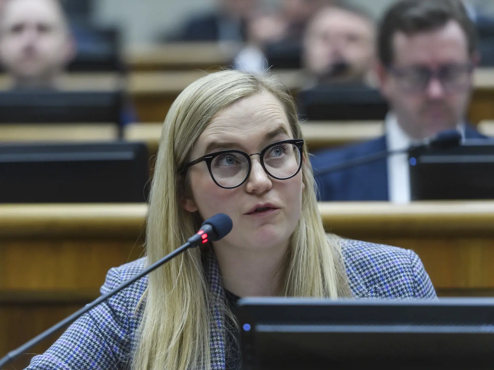 Vladimíra Marcinková (SaS) nosí okuliare už od školských čias.