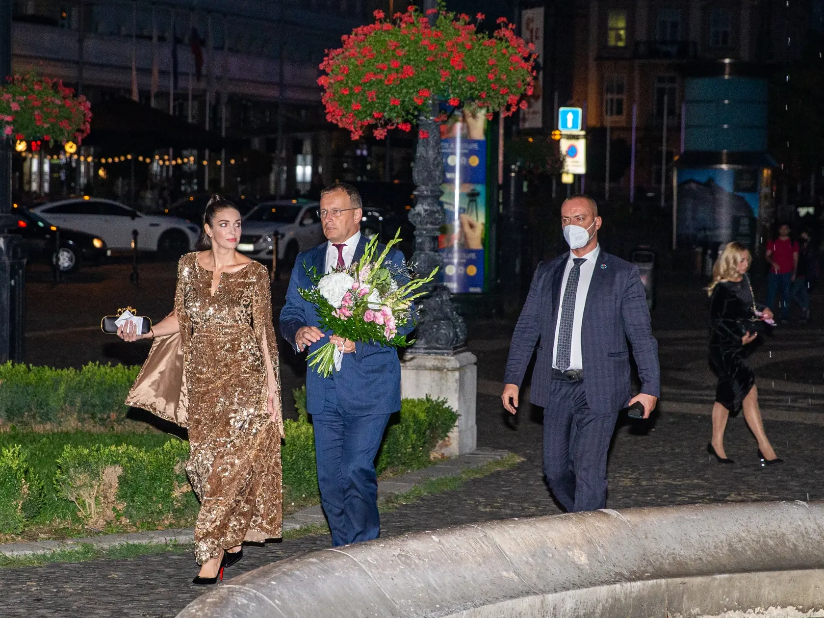 Galavečer Slovenka roka 2021 v historickej budove Slovenského národného divadla. Na snímke je Boris Kollár a Barbora Richterová.