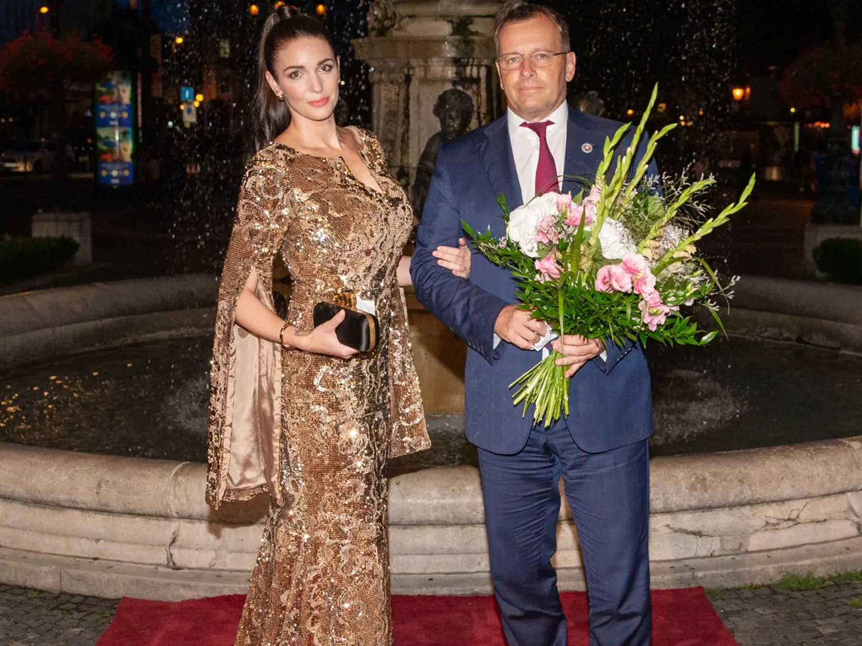 Galavečer Slovenka roka 2021 v historickej budove Slovenského národného divadla. Na snímke je Boris Kollár a Barbora Richterová.