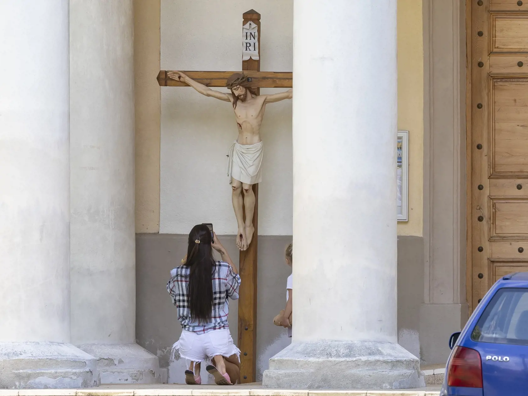 Hrončeková ešte takto stihla vysvetlovať svojej roztomilej dcérke o Ježišovi.