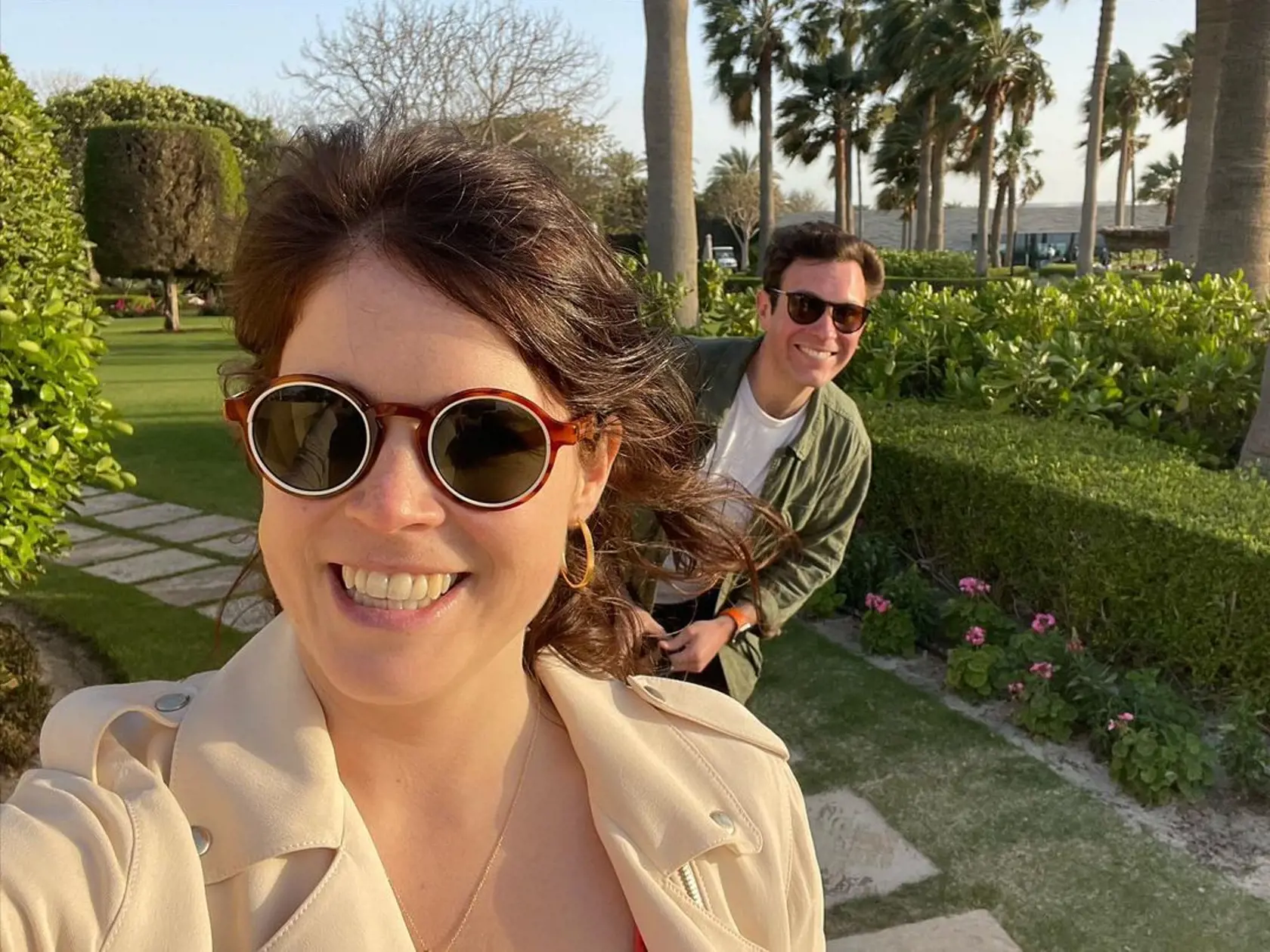 Princezná Eugenie s manželom, Jackom Brooksbankom.