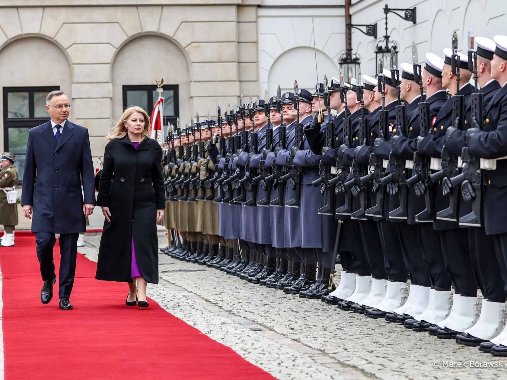 „Toto je príležitosť zhrnúť posledných päť rokov úzkej spolupráce medzi našimi krajinami,“ povedal prezident Poľskej republiky.