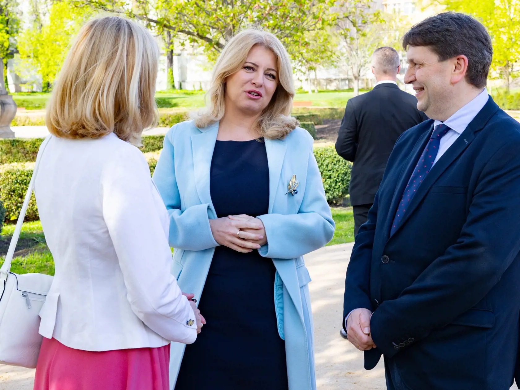 Prezidentka Slovenskej republiky Zuzana Čaputová otvorila za prítomnosti pozvaných hostí Grasalkovičovu záhradu po revitalizácii.