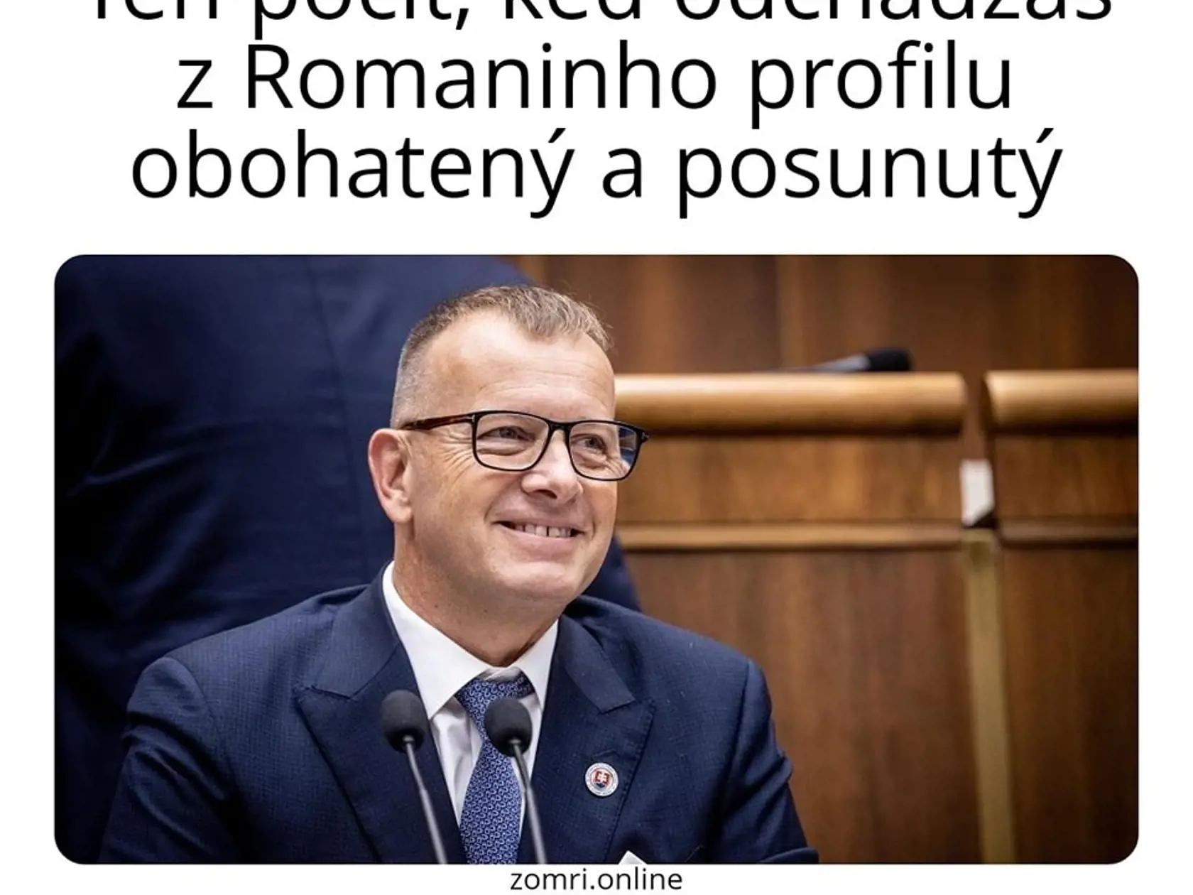 Predseda hnutia Sme rodiny Boris Kollár k storkám svojej poslankyne Romany Tabák...
