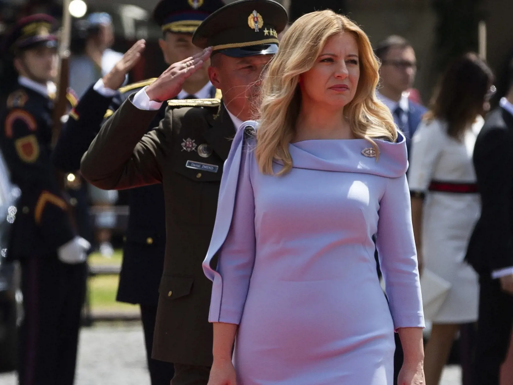 Prezidentka Zuzana Čaputová počas inaugurácie.