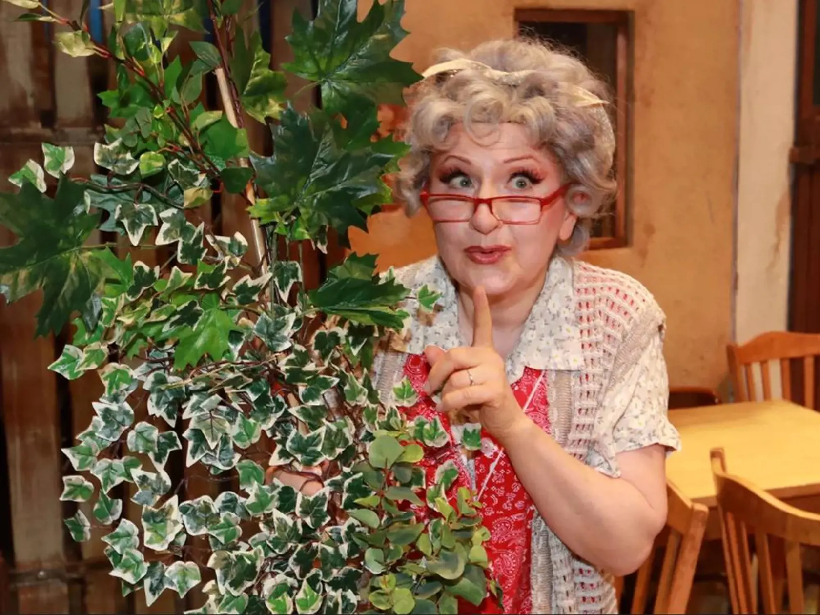 Jaroslava Kretschmerová ako "drbna" Kelišová