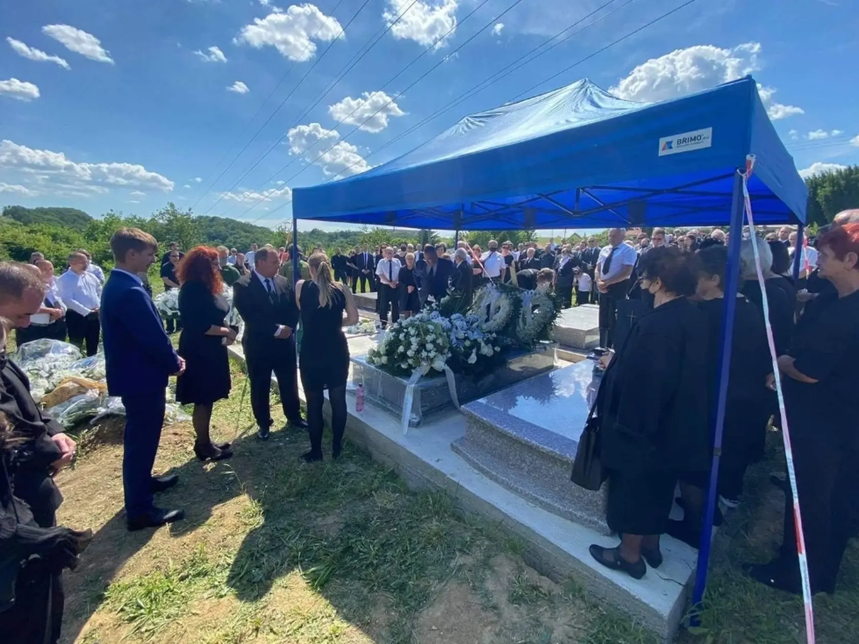 Pohreb tragicky zosnulého posunovača Mária Nagya (†31) z Košíc.