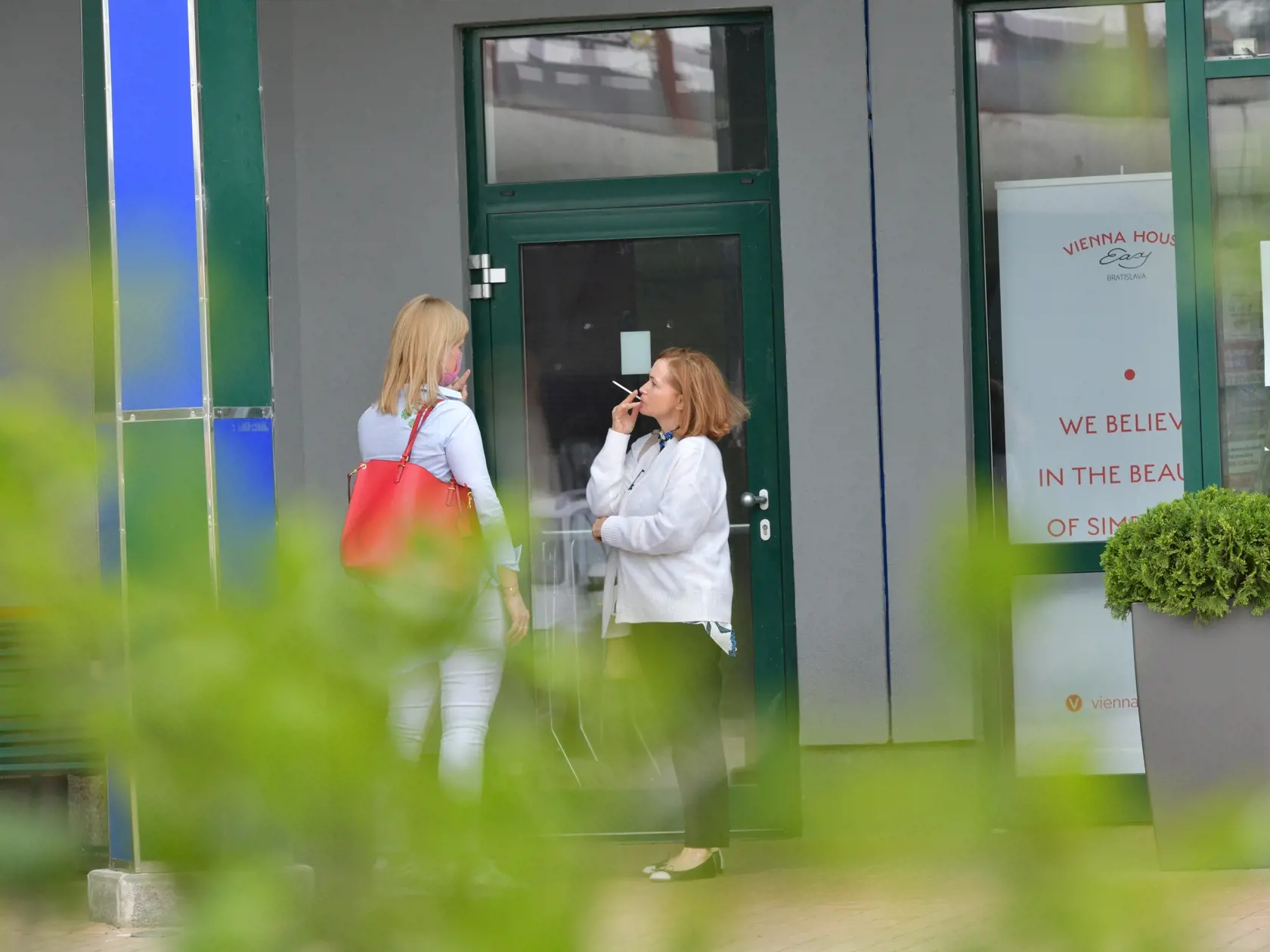 Herečka Jana Nagyová mala stretnutie v bratislavskom hoteli.