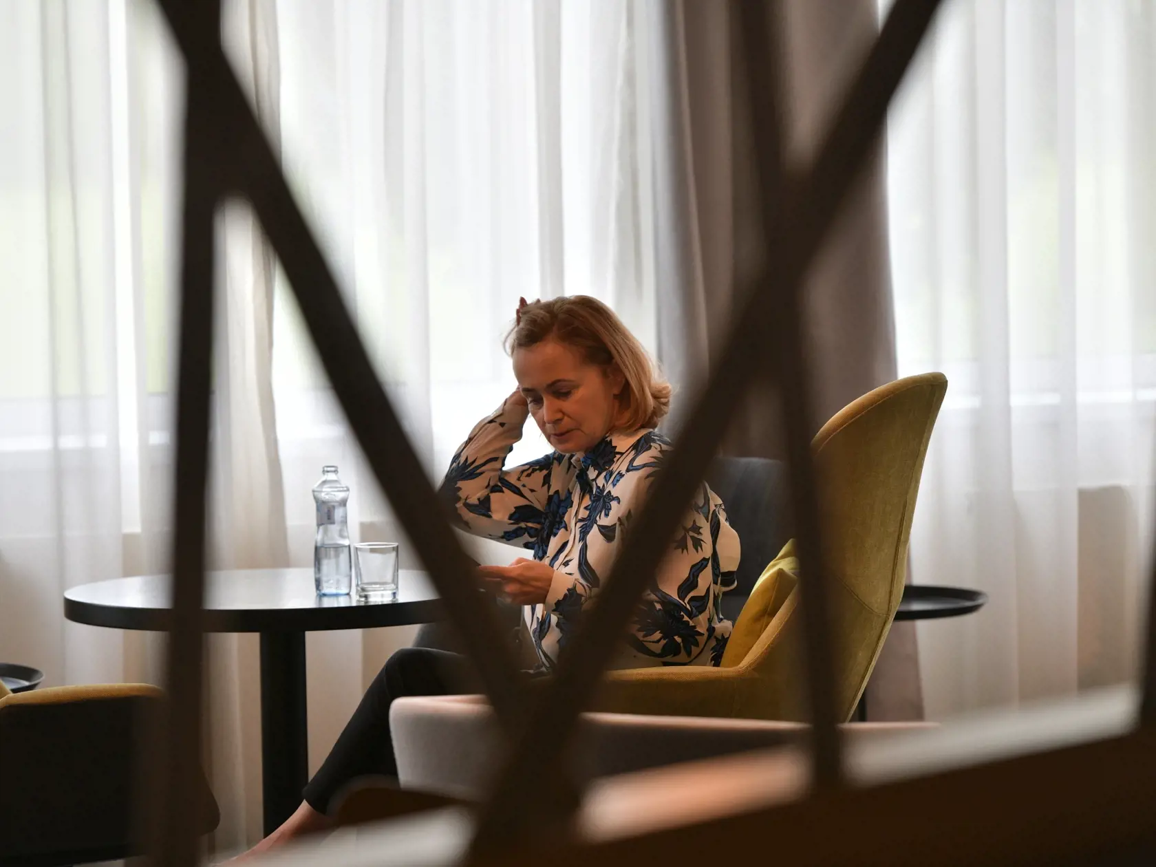 Herečka Jana Nagyová mala stretnutie v bratislavskom hoteli.