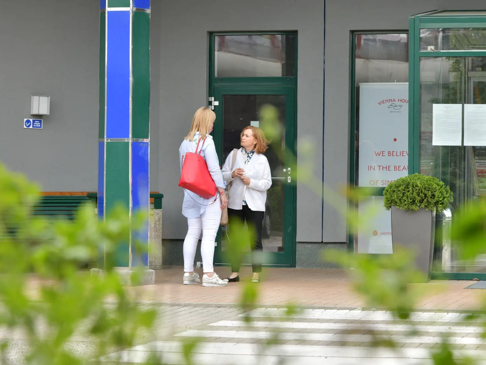 Herečka Jana Nagyová mala stretnutie v bratislavskom hoteli.