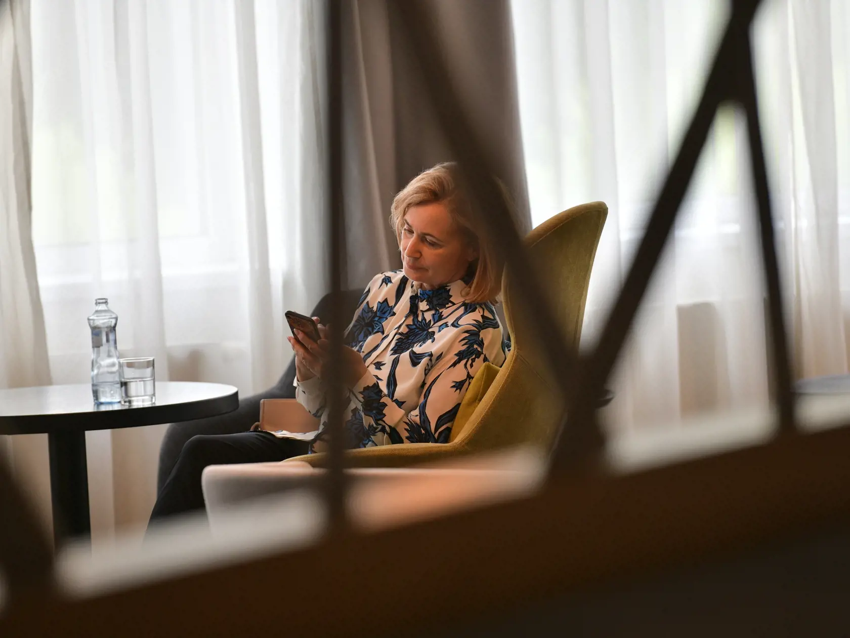 Herečka Jana Nagyová mala stretnutie v bratislavskom hoteli.