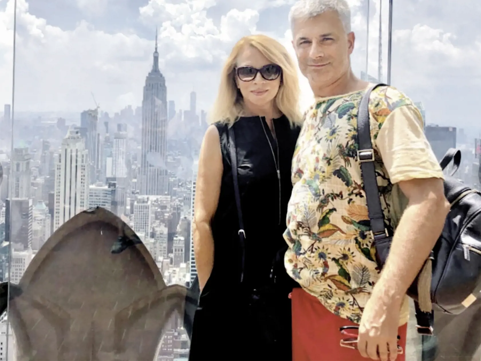 Dvojica veľmi rada cestuje. Fotka je z New Yorku.