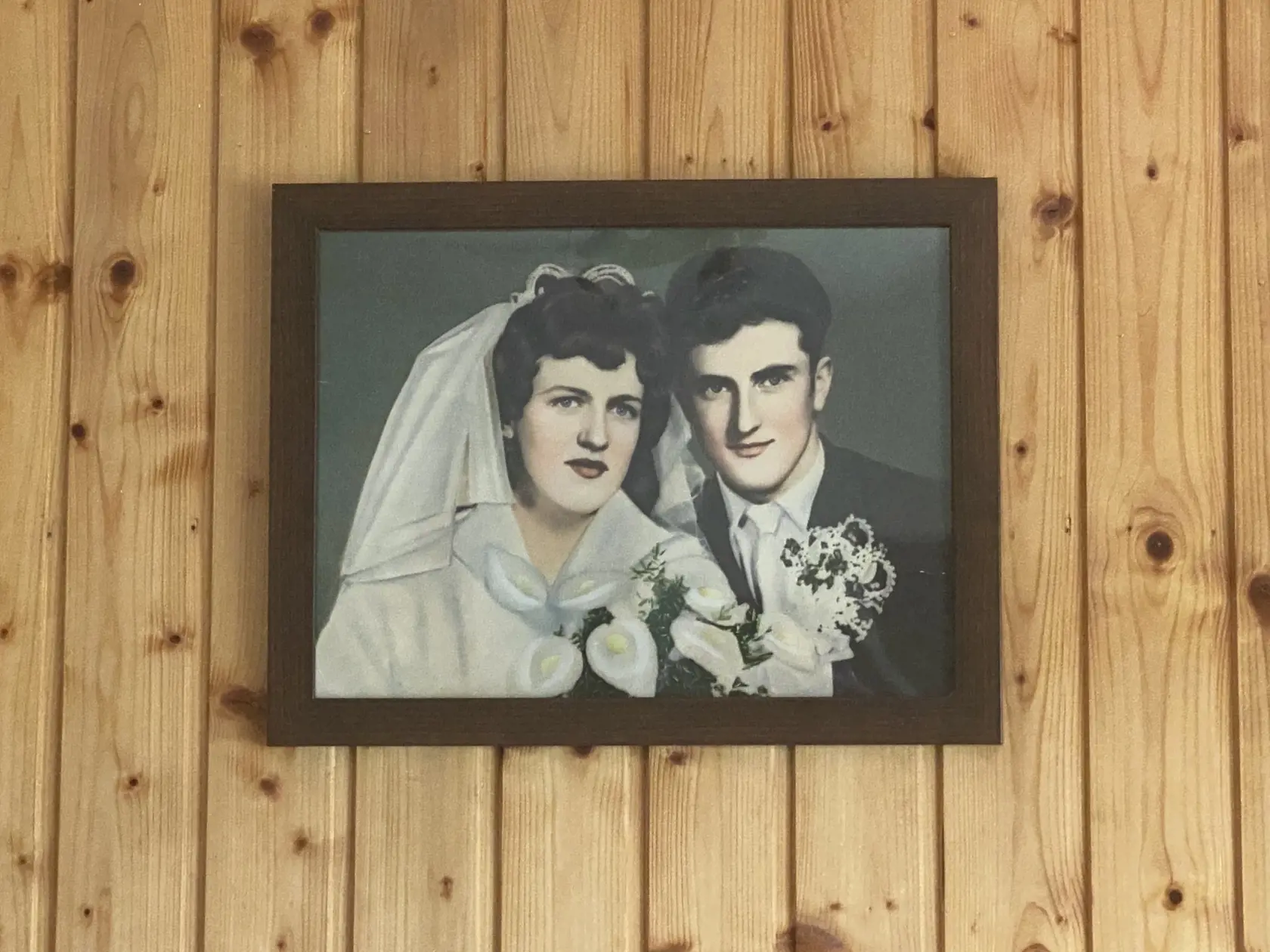 Svadobná fotografia rodičov M.Černáka.