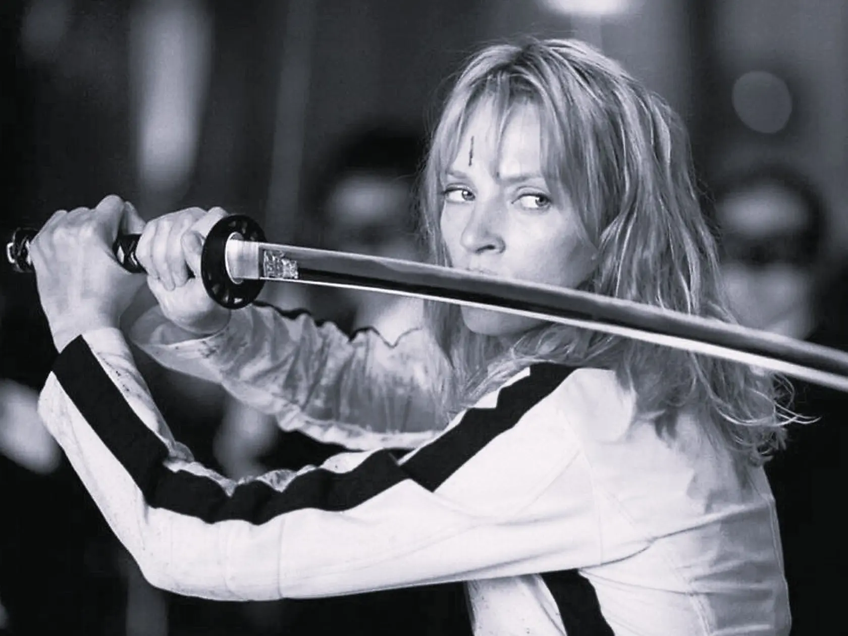 Záber z kultovej snímky Kill Bill.