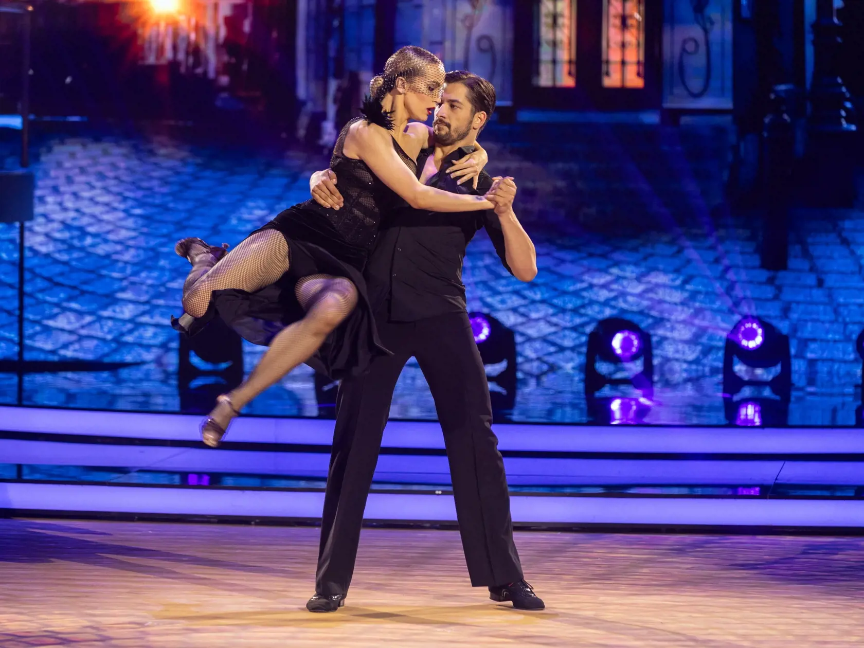 Finále šou Let's Dance. Na fotke Jakub Jablonský a Eliška Lenčešová.