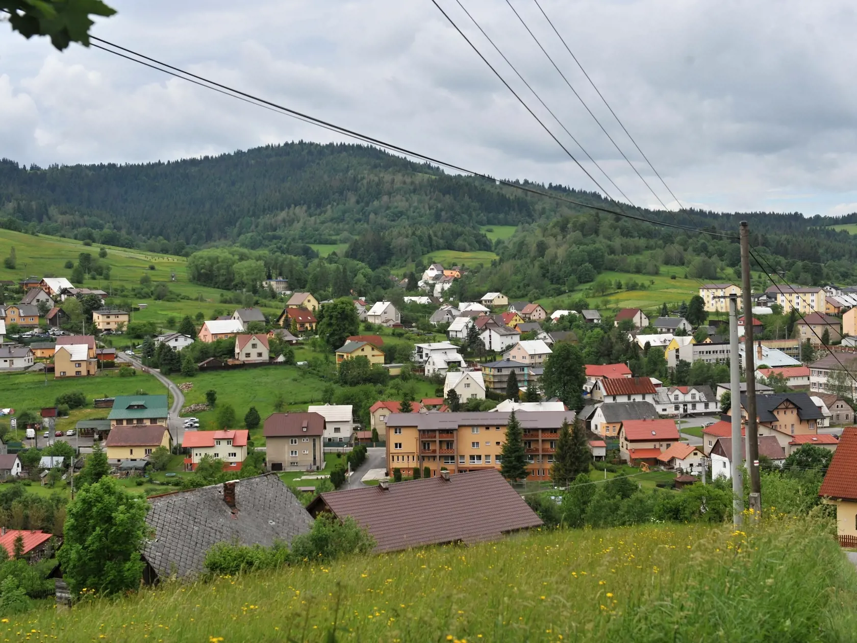 Na snímke obec Skalité (okres Čadca).