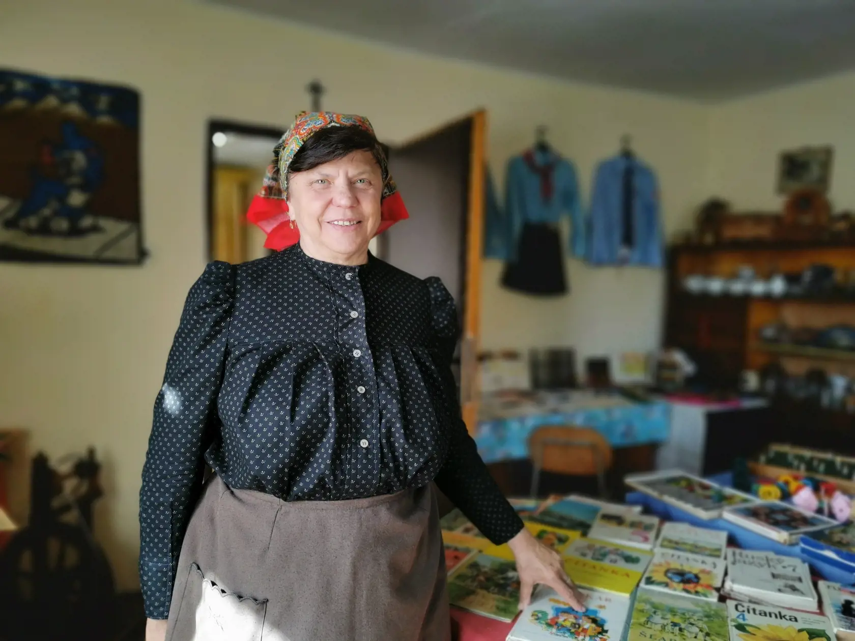 F. Tarabová si odkladala veci od detstva. Teraz ich vystavuje vo vlastnom dome.