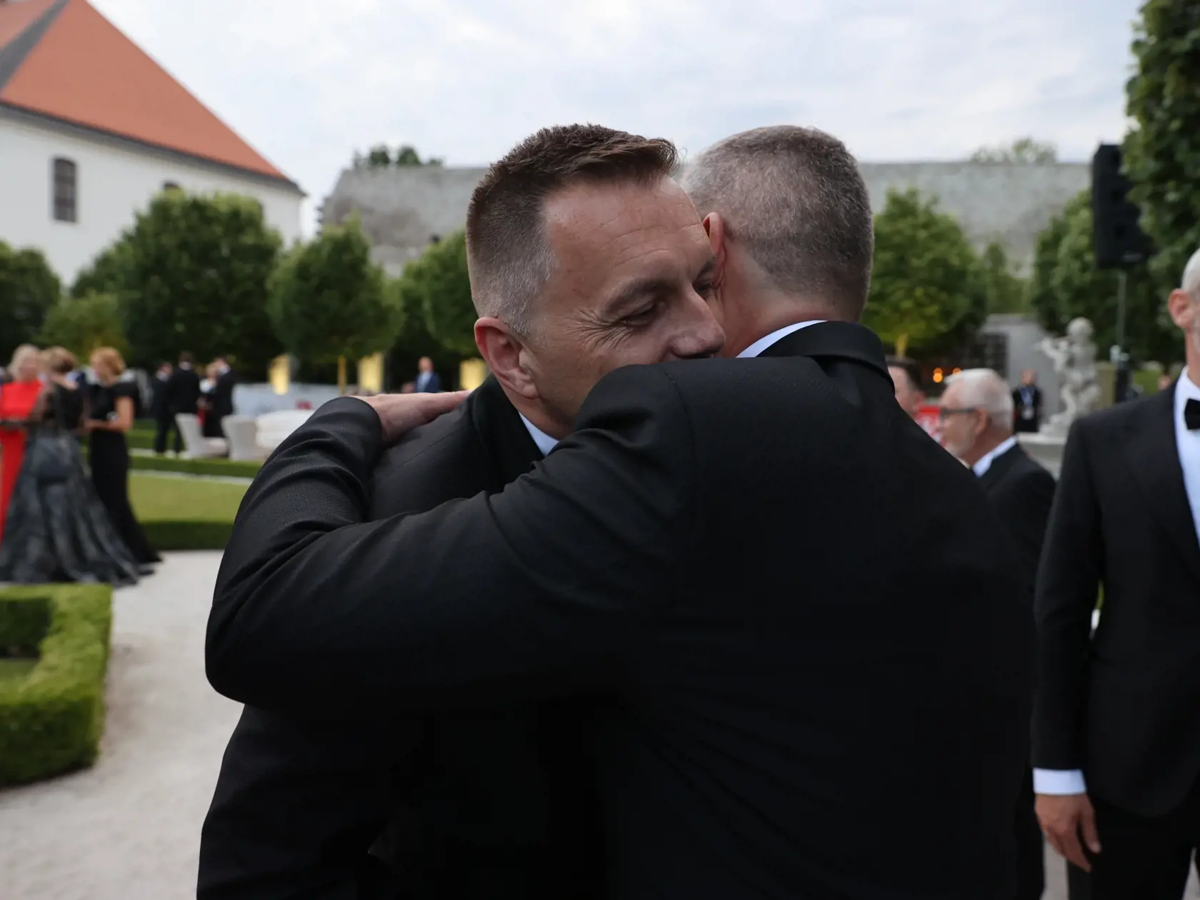 Slávnostná recepcia prezidenta SR Petra Pellegriniho na Bratislavskom hrade. Na snímke je Peter Kažimír.