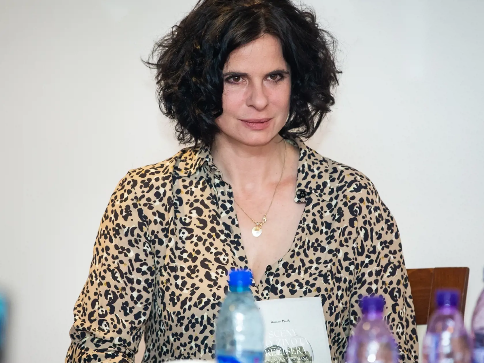 Tlačová konferencia v novej budove SND k predstaveniu novej divadelnej inscenácie. Na snímke Zuzana Fialová.
