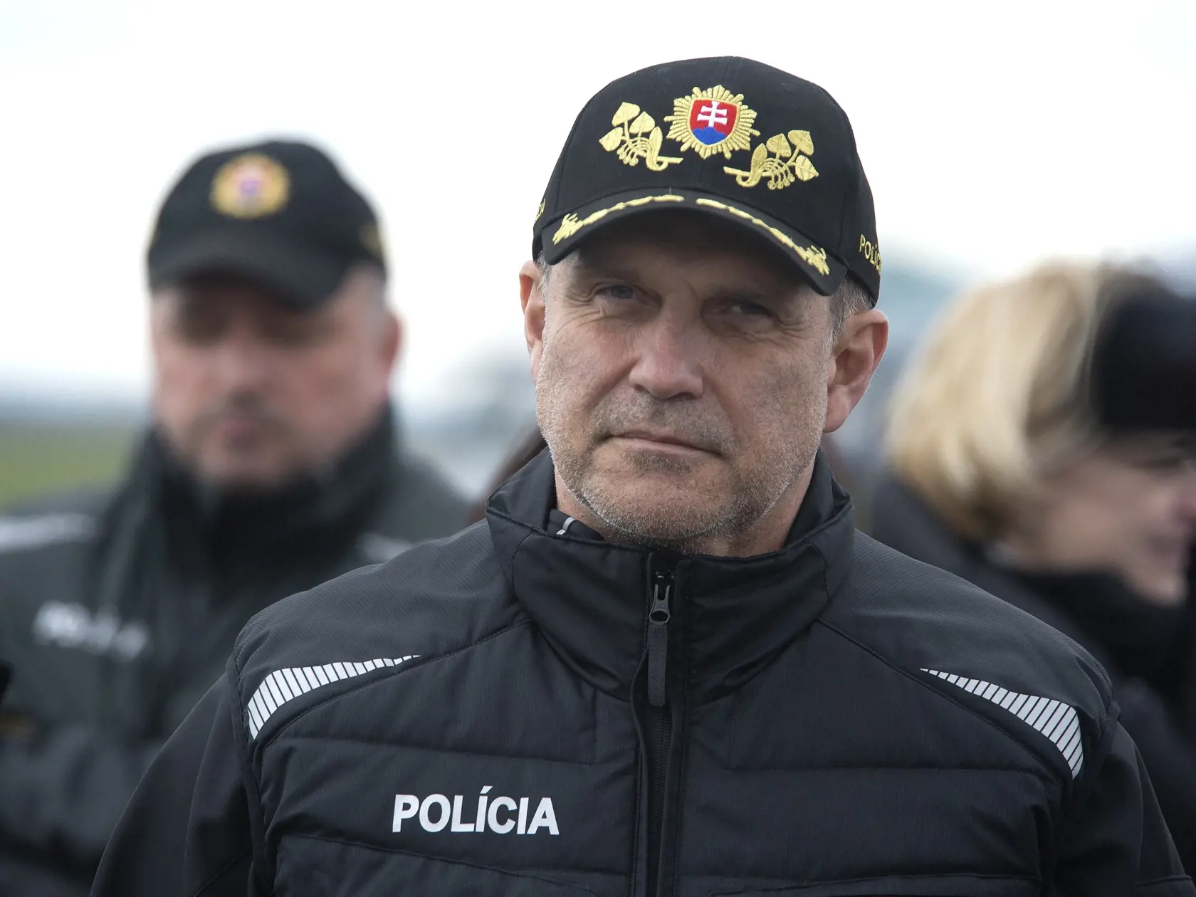 Exrezident Policajného zboru SR Milan Lučanský počas cvičenia ozbrojených zložiek Zelená 2 v súvislosti s nelegálnou migráciou na bývalom hraničnom priechode Bratislava-Čunovo-Rajka 27. februára 2020.