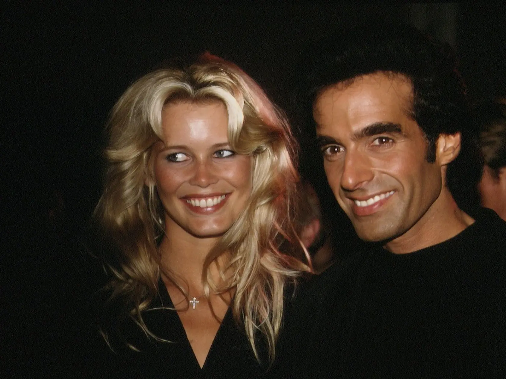 Claudia Schiffer a David Copperfield