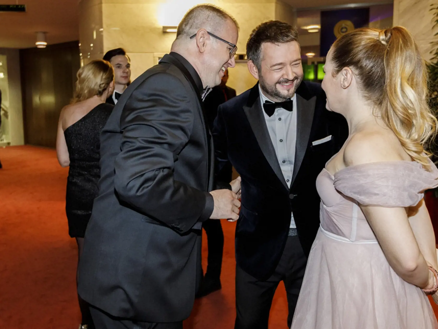 Na snímke počas párty po skončení priameho prenosu z galavečera OTO 2019. Na snímke Michal Hudák.