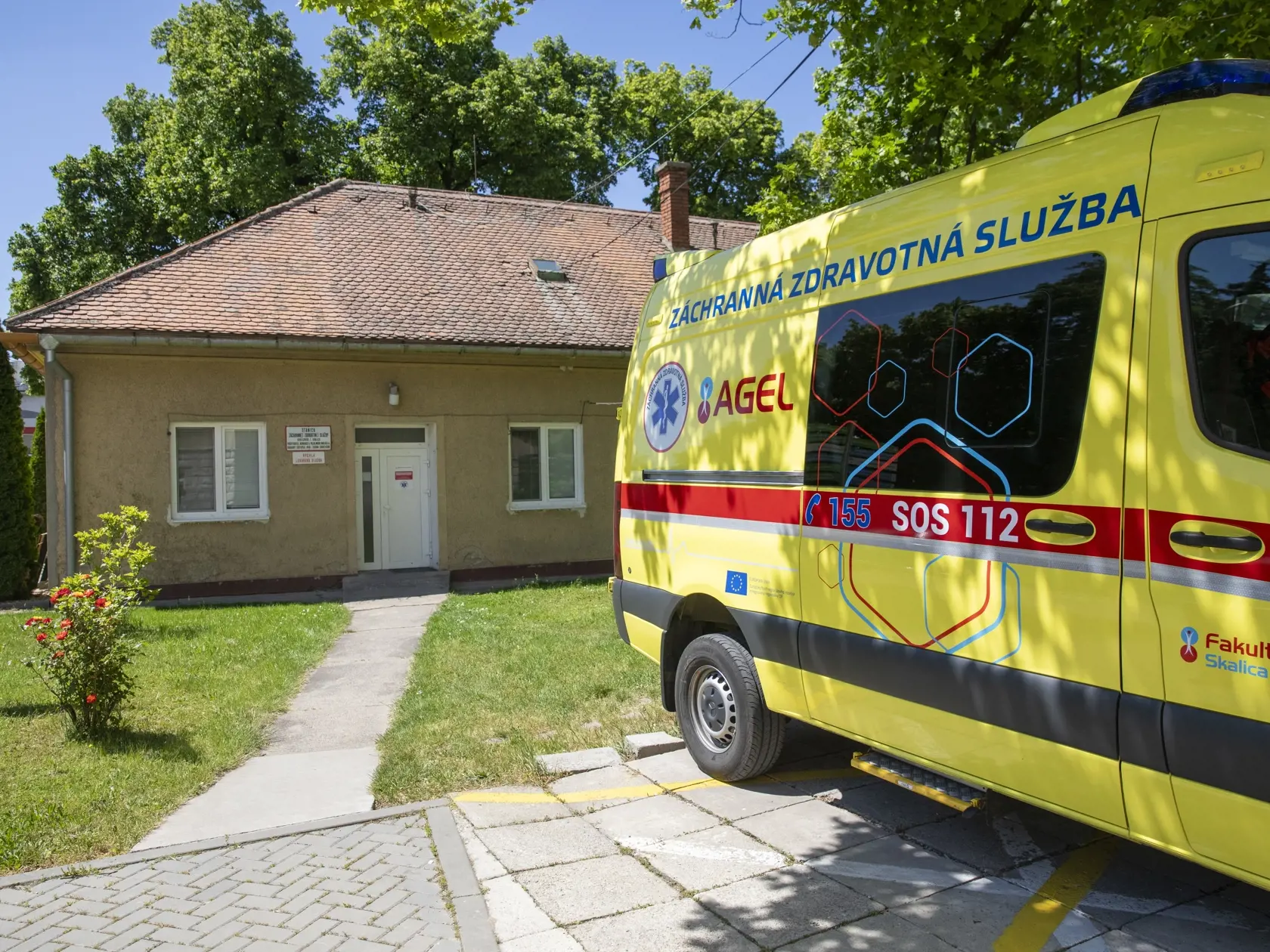 Fakultná nemocnica Agel v Skalici, pavilón urgentného príjmu.